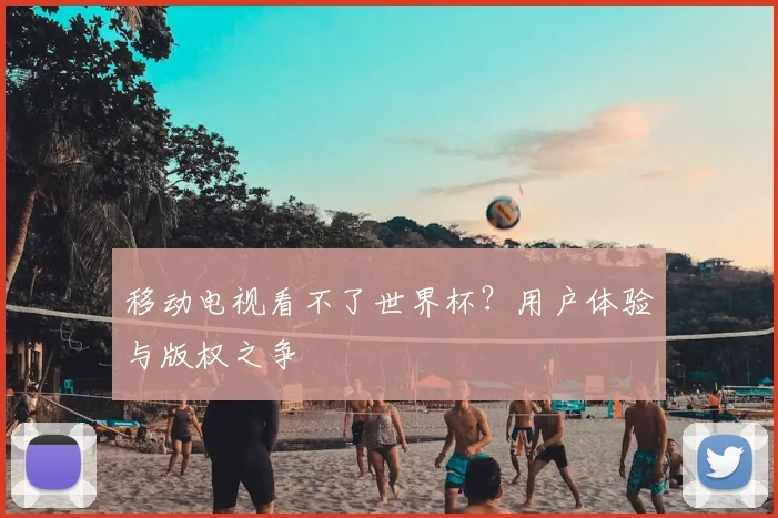 移动电视看不了世界杯？用户体验与版权之争